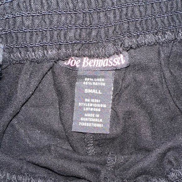 Joe Benbasset Elegant Black Wide Leg Pants - Picture 4 of 4